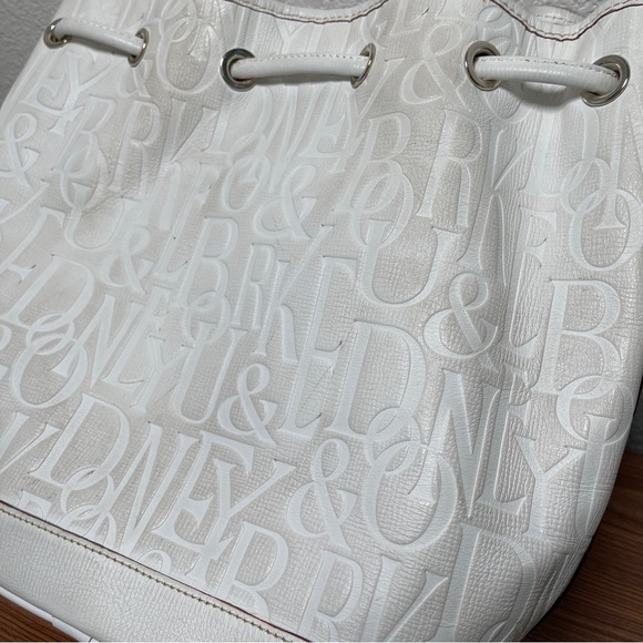 Dooney & Bourke DB Retro White Drawstring Bag - Picture 4 of 16
